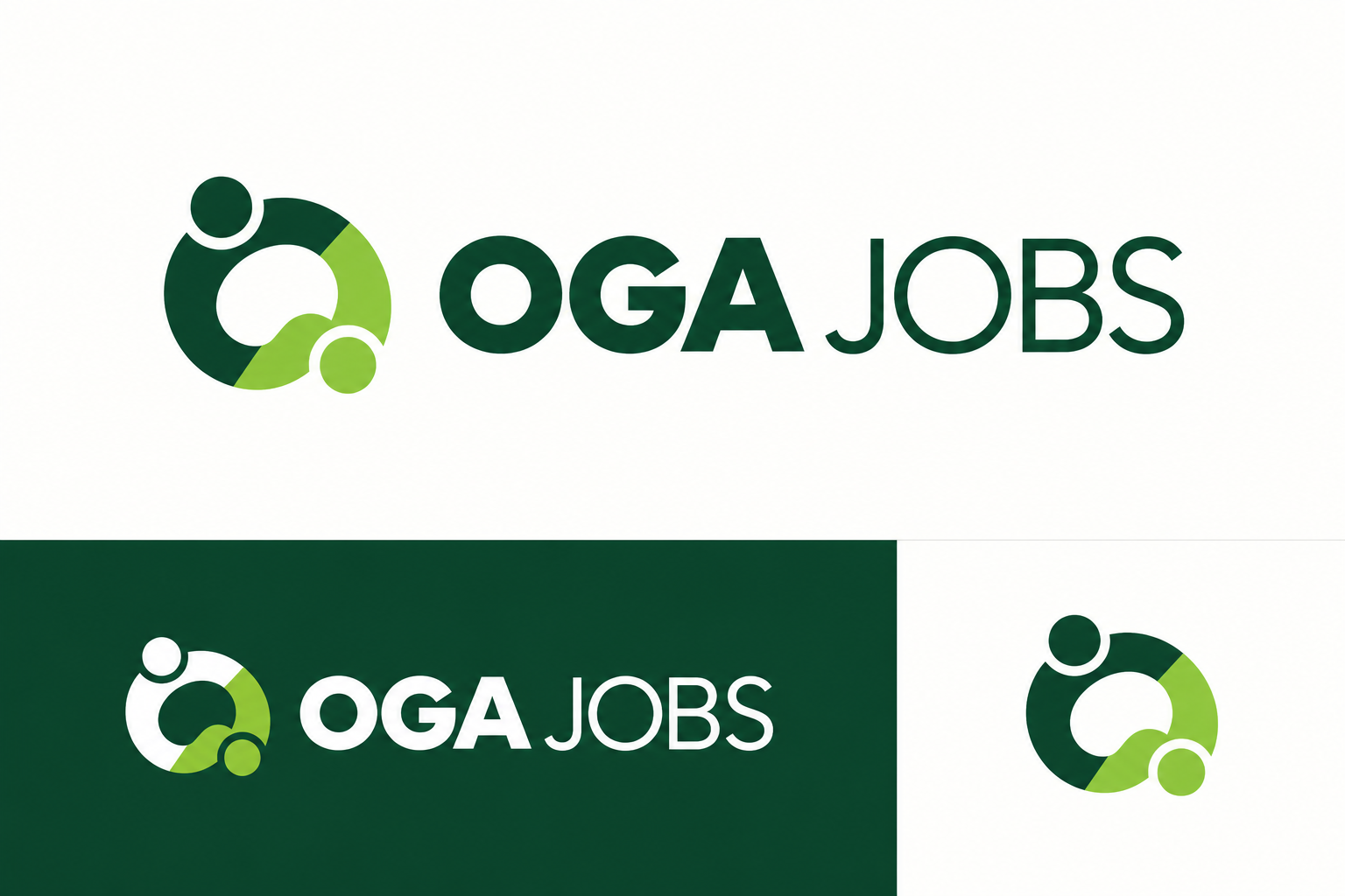 OGA JOBS logo concept
